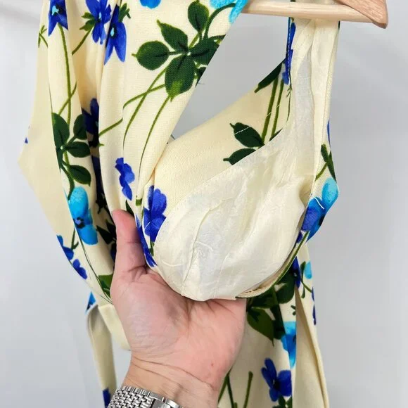 Vintage Nancy G Floral Maxi Dress - Picture 9 of 9